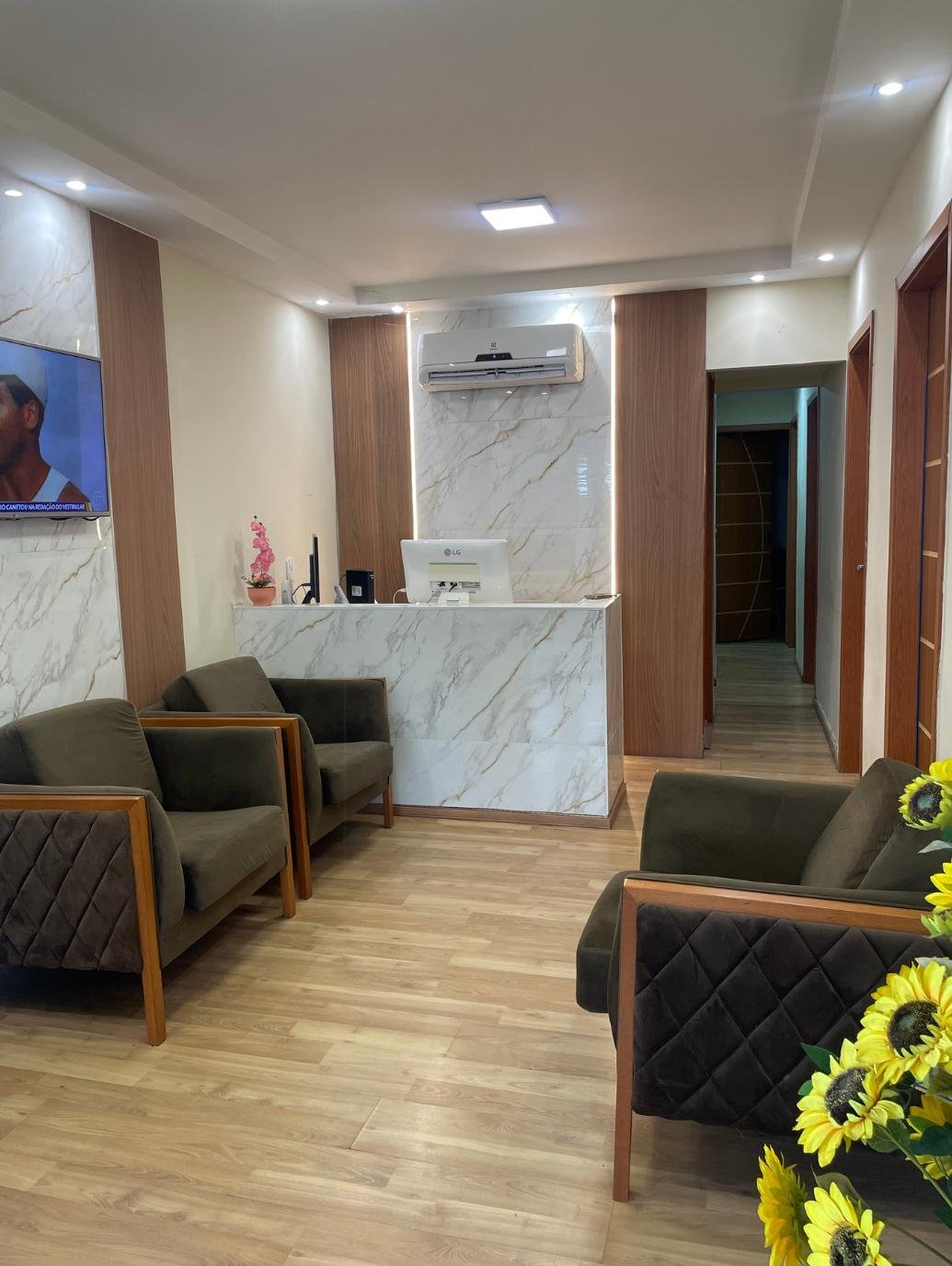 Atendimento na clinica